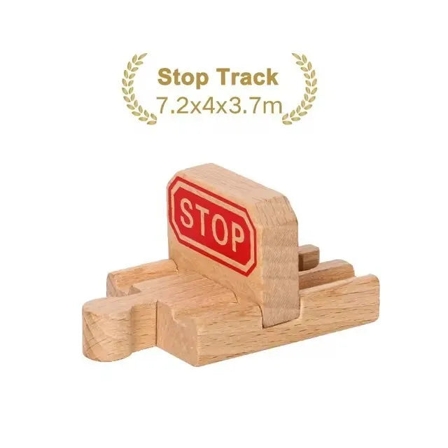 New Wooden Track Accessories Beech Wood Railway Train