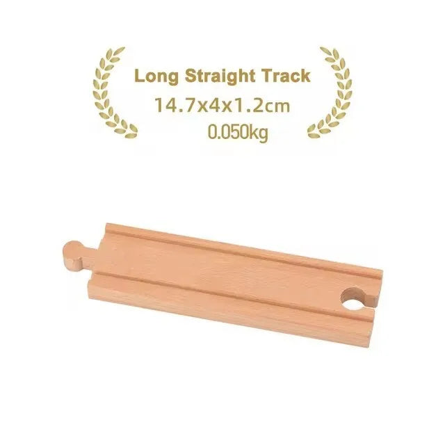 New Wooden Track Accessories Beech Wood Railway Train