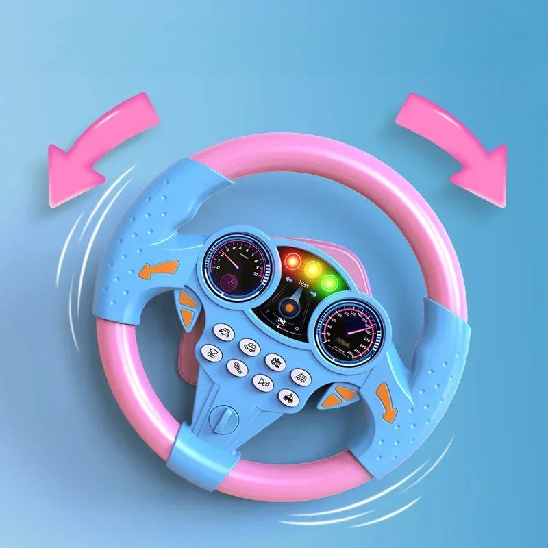 Infant Shining Simulation Steering Wheel Toys