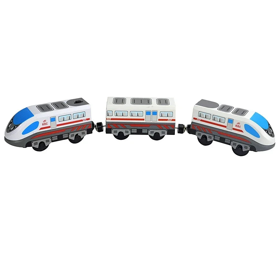 Train Track Wooden Train Toys Magnetic Set