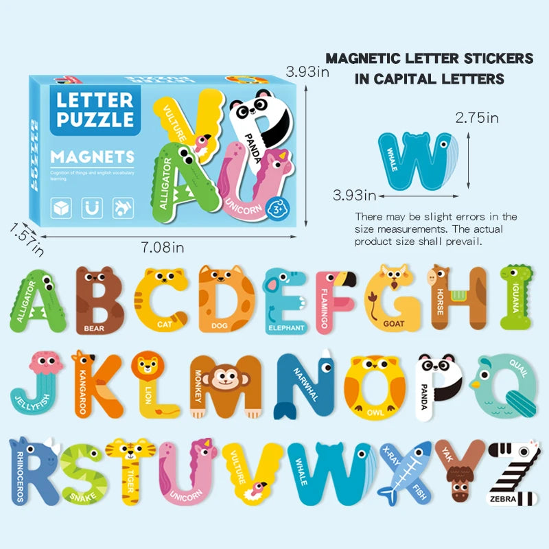 Montessori Cute Fridge Magnets for Children