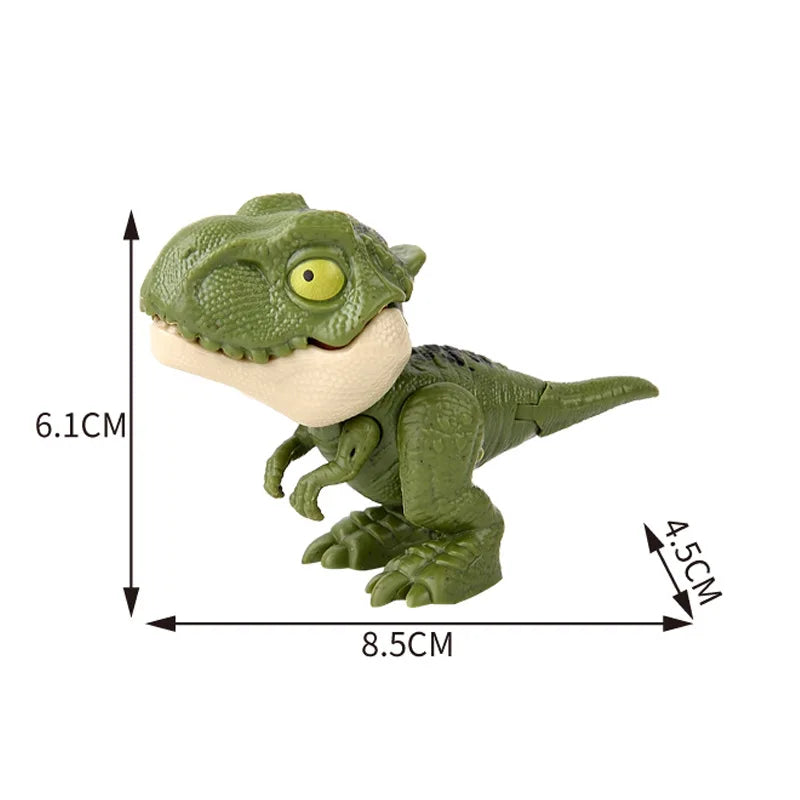 Finger-biting Dinosaur Model Toys Movable