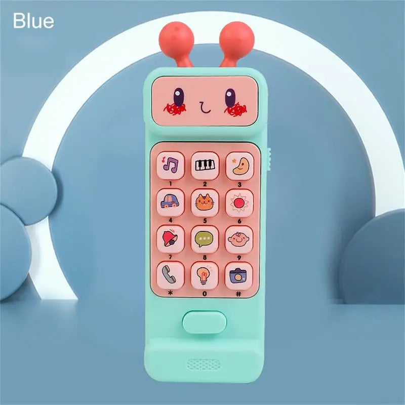 Baby Phone Toy Control Music Sleeping Toy Teether Simulation