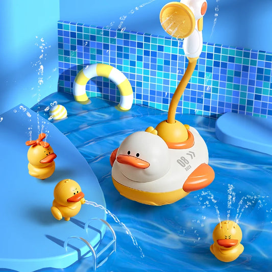 Cute Water Bath Duck Shower Electric Spray Bathroom