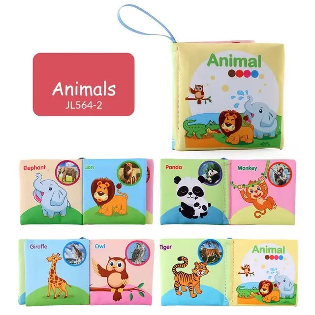 Children Enlightenment Early Educational Toys Kids Cloth Books