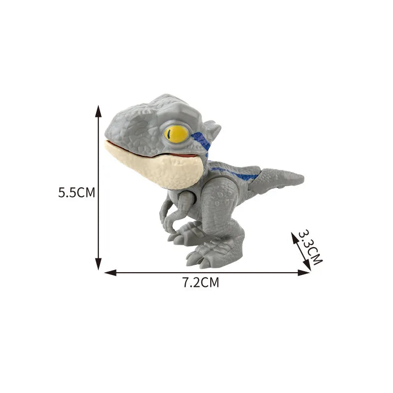 Finger-biting Dinosaur Model Toys Movable