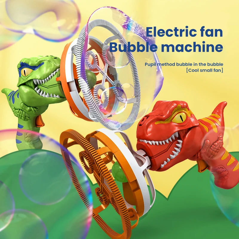 Automatic Dinosaur Bubble Gun Electric