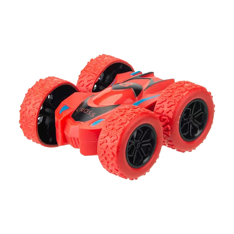 Double-sided inertia stunt rolling toy car