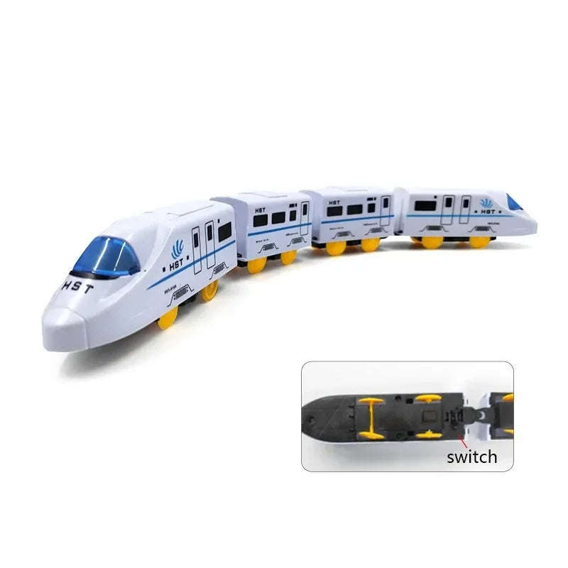 Electric Simulation High Speed Railway Toy Automatic Rotation Train