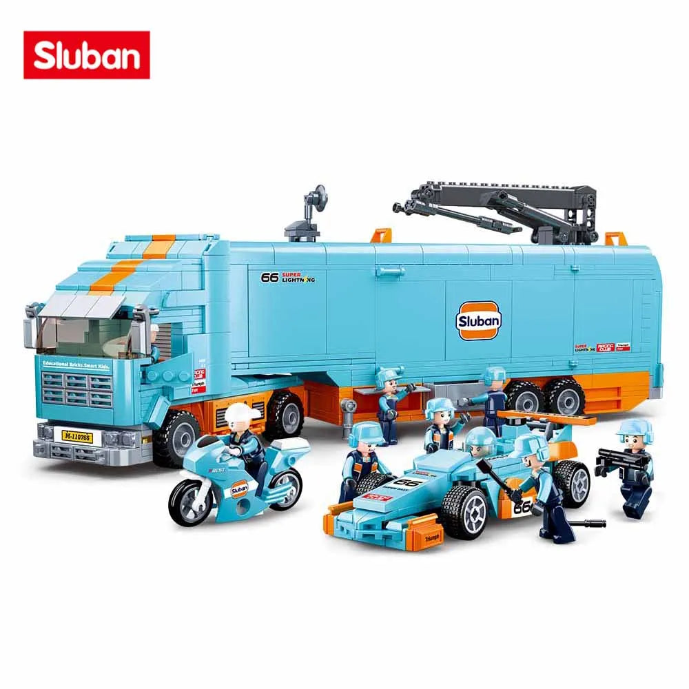 Sluban Building Block Toys Transport Truck 1044PCS Bricks