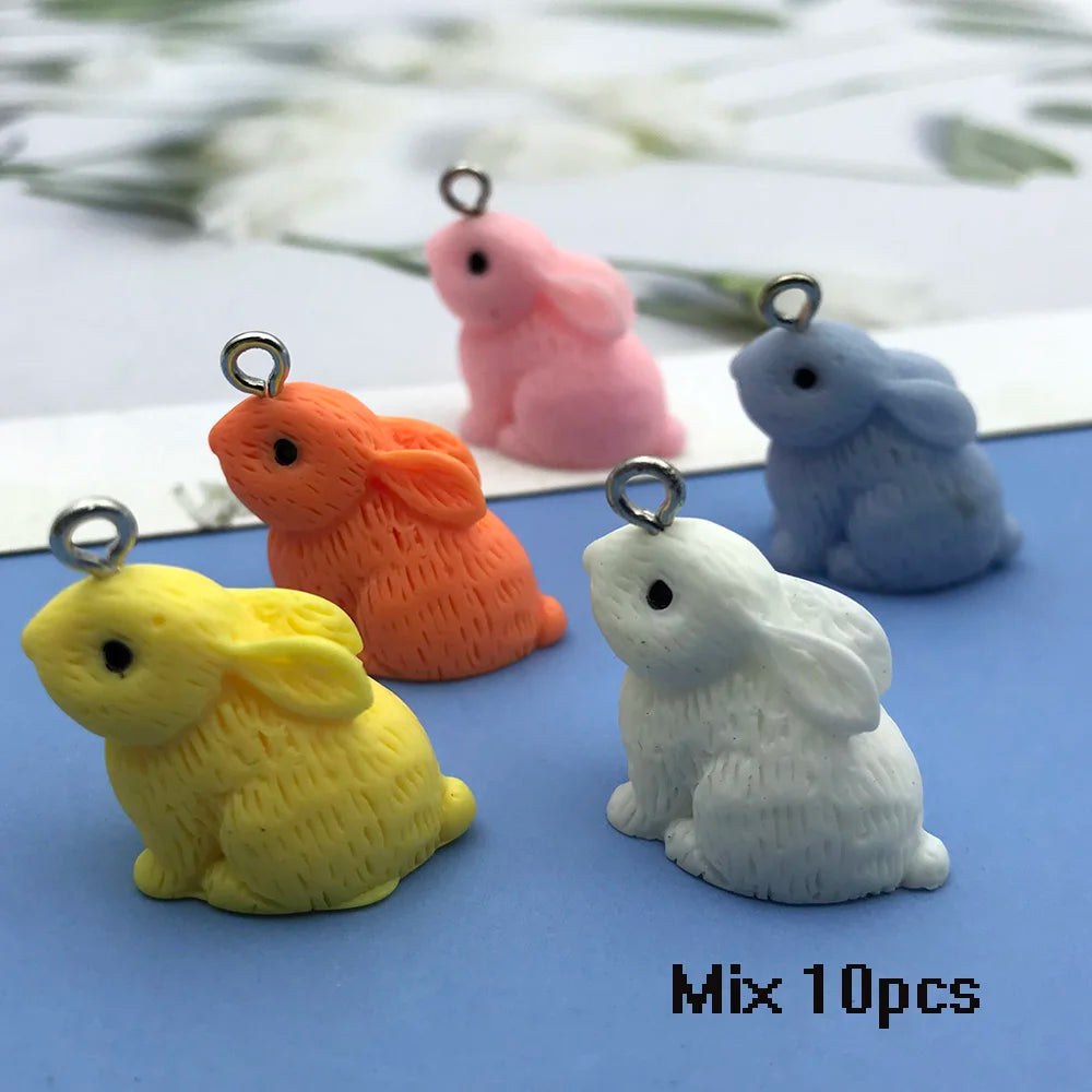 Mix Fruit Animals Flowers Resin Charms