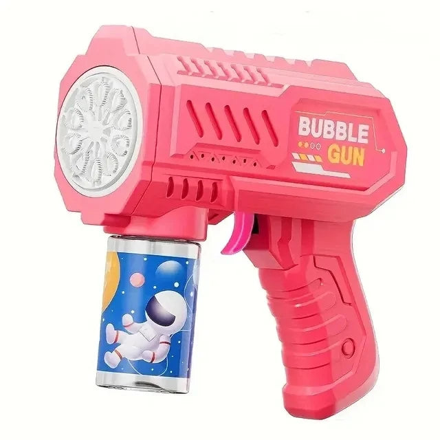 Unicorn electric bubble gun, toy bubble machine