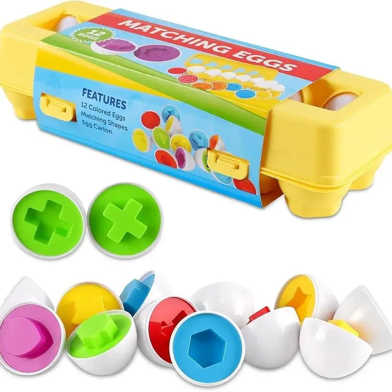 Matching Eggs Toys for Toddlers 1 2 3Y