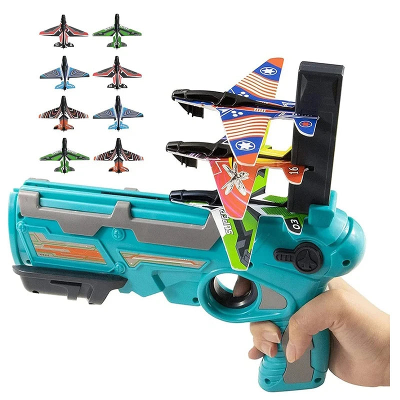 Children's Toy for Boys Ejection Aircraft Shooting Game Outdoor