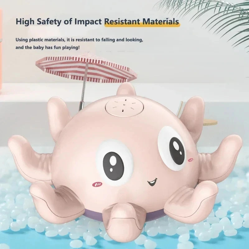 Baby Bath Toys Electric Octopus Automatic Sprinkler