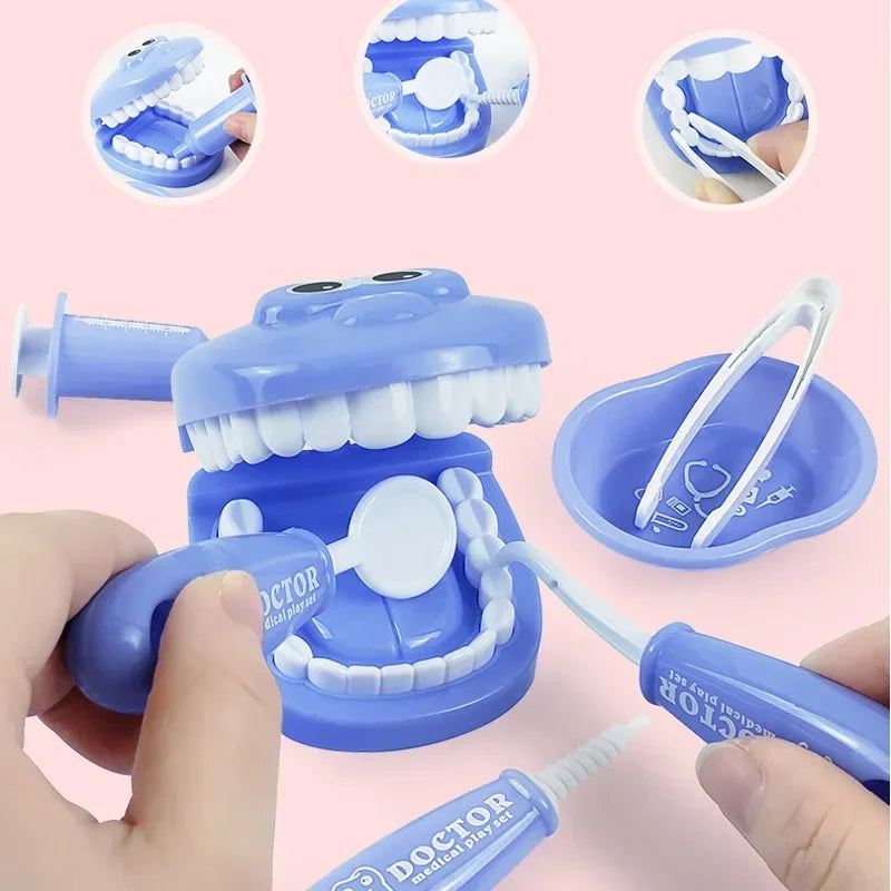 Children Montessori Toys Parent-child Interaction for Girl Boy Dentist