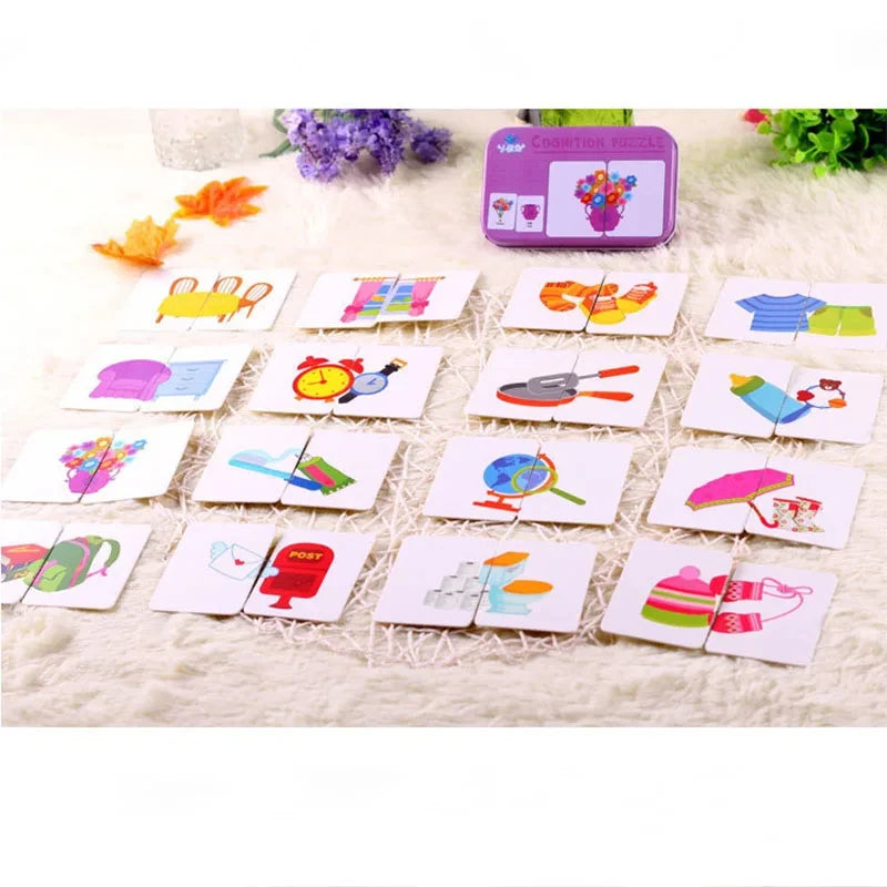 Baby Puzzle Montessori Educational Toys Wood 3D