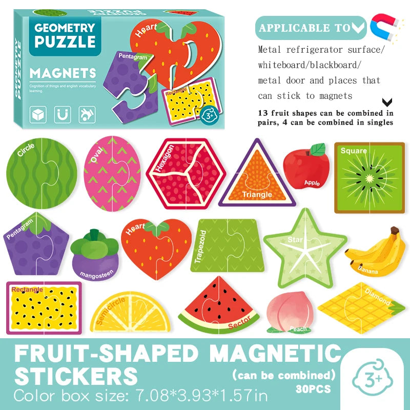 Montessori Cute Fridge Magnets for Children