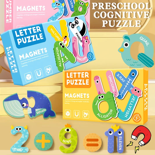 Montessori Cute Fridge Magnets for Children