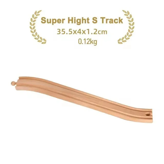 New Wooden Track Accessories Beech Wood Railway Train