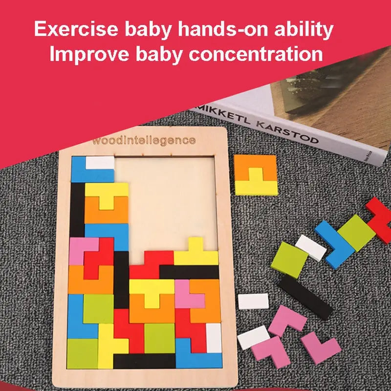 Wooden Puzzle Baby Early Education Fun Game