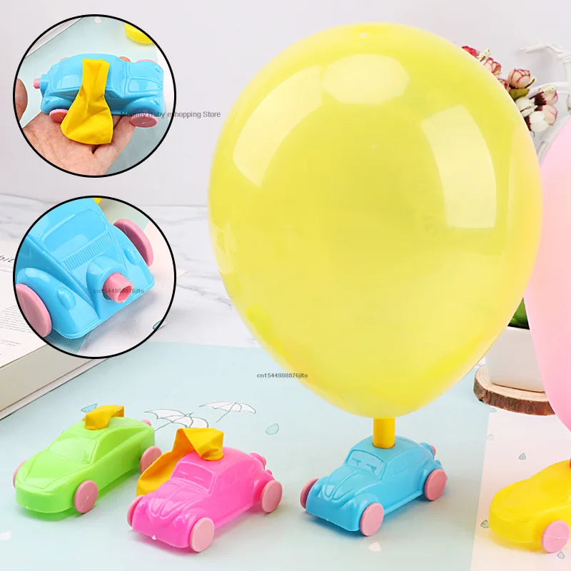 Balloon Car Funny Toys Kid Science Experiment