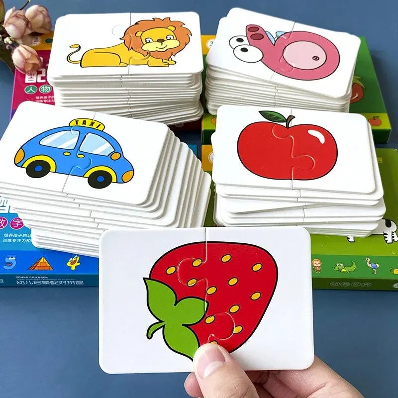 Enlightenment Card Matching Puzzle Early Education