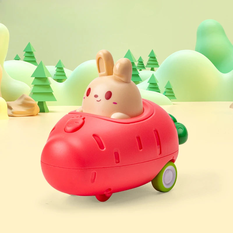 Baby Animal Car Toys Toddler Press and Go