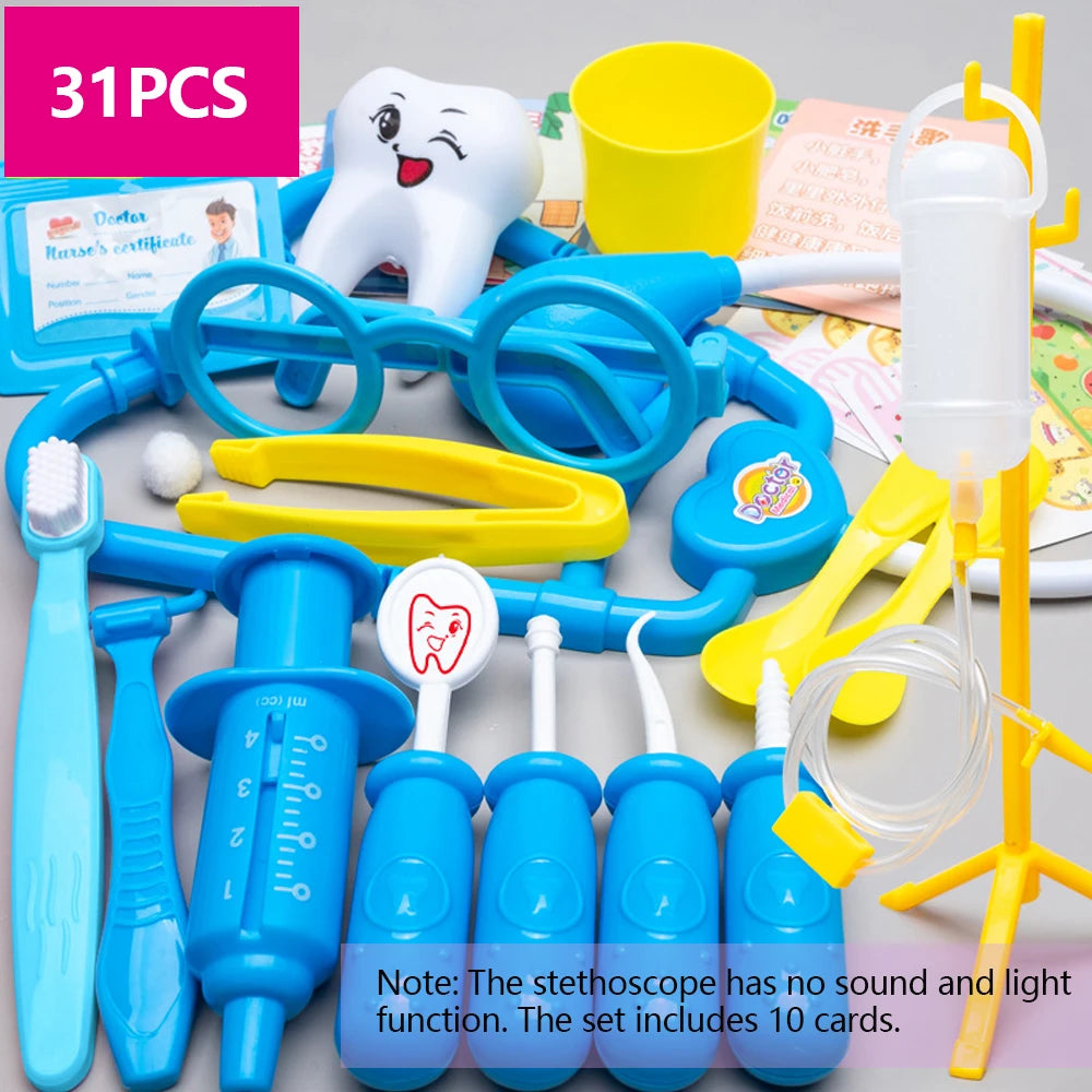 Doctor Toys for Kids Pretend Play Set Children Medical Dentist