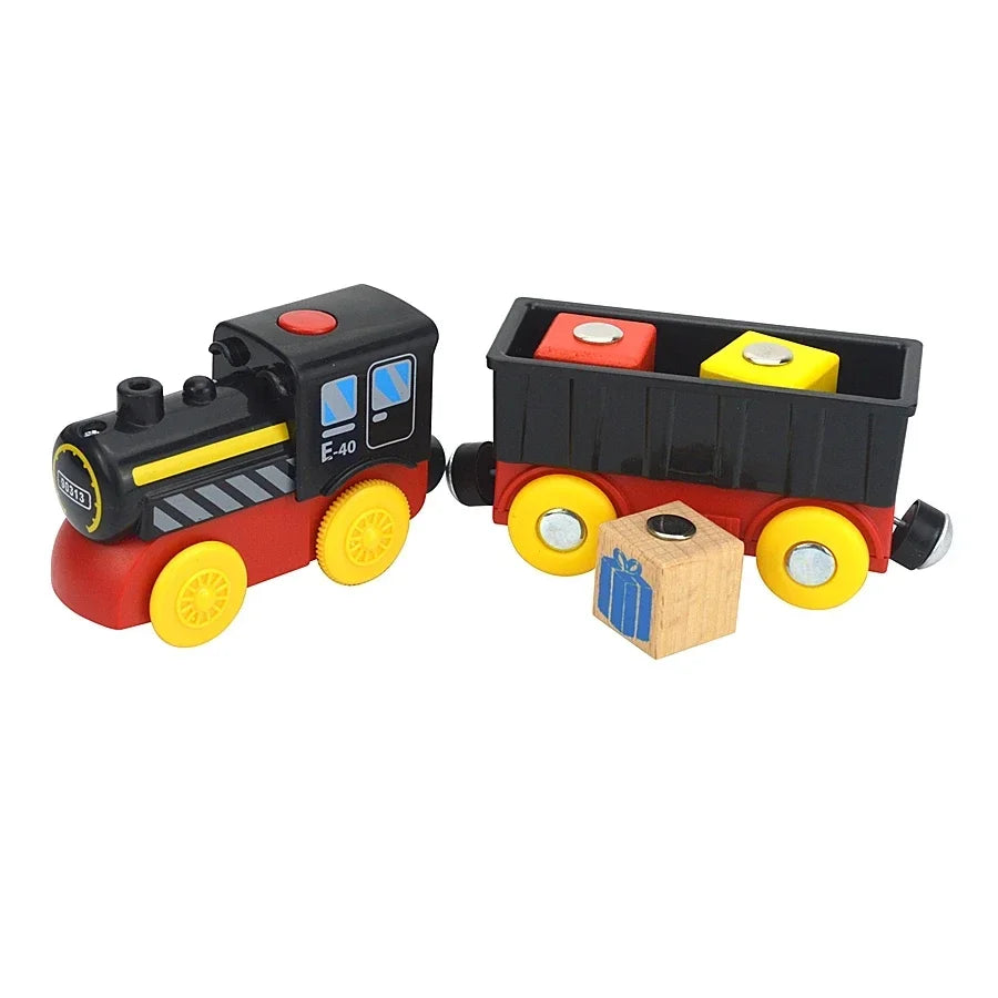 Train Track Wooden Train Toys Magnetic Set