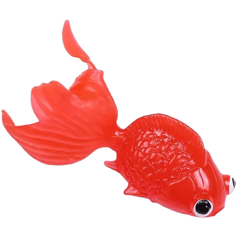 Kawaii Simulation Rubber Goldfish Baby Bath