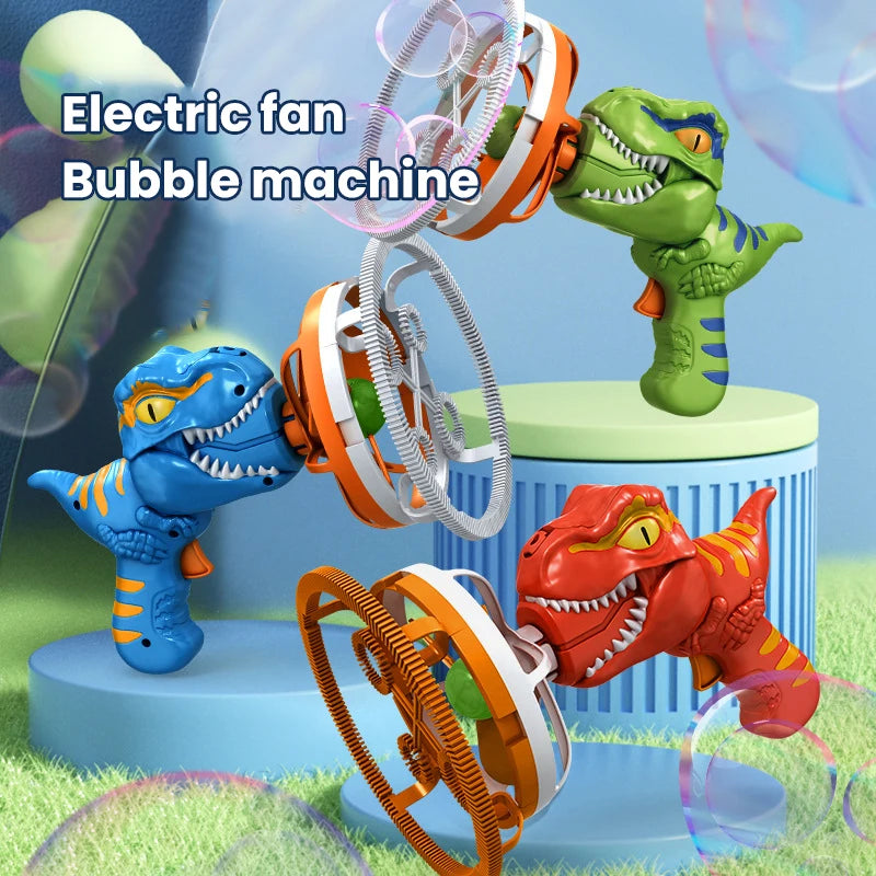 Automatic Dinosaur Bubble Gun Electric