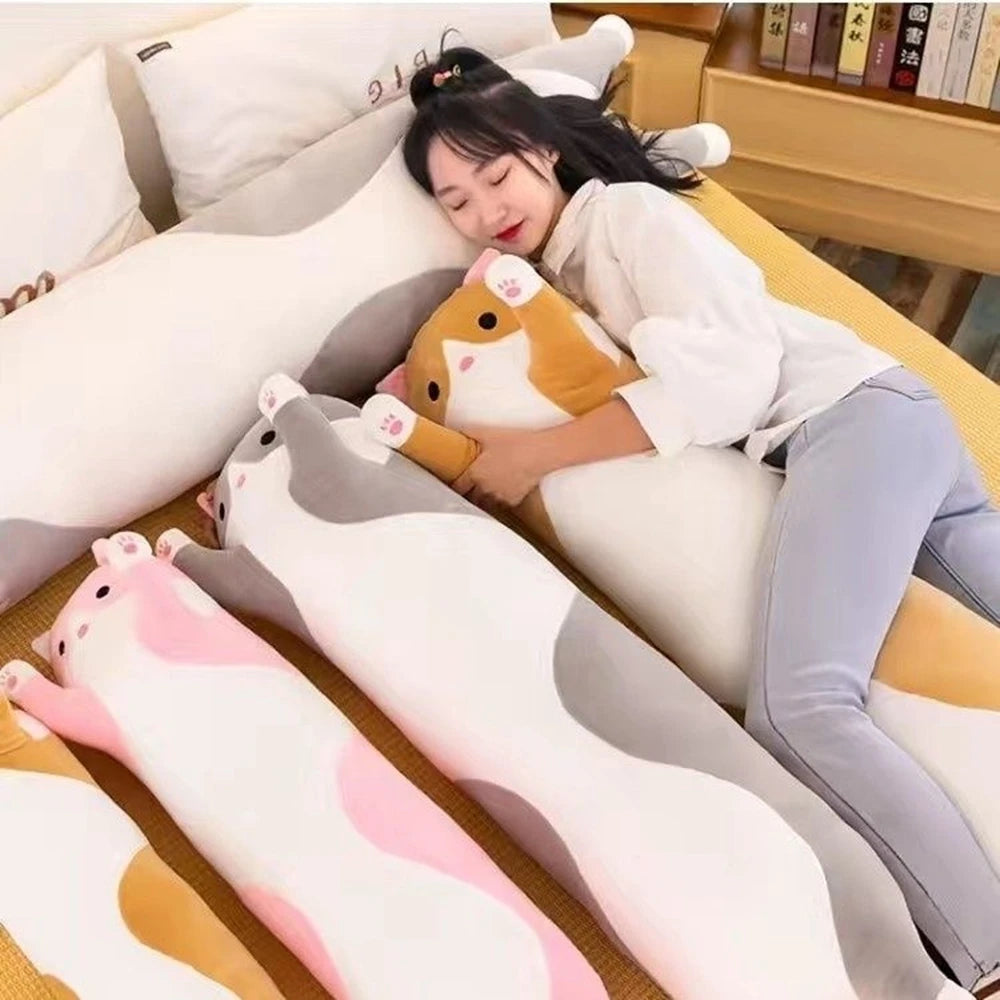 Cute Soft Long Cat Pillow Soft Plush