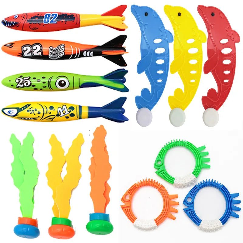 Swimming Diving Toys Children's Fish Dolphin Buoy Pool