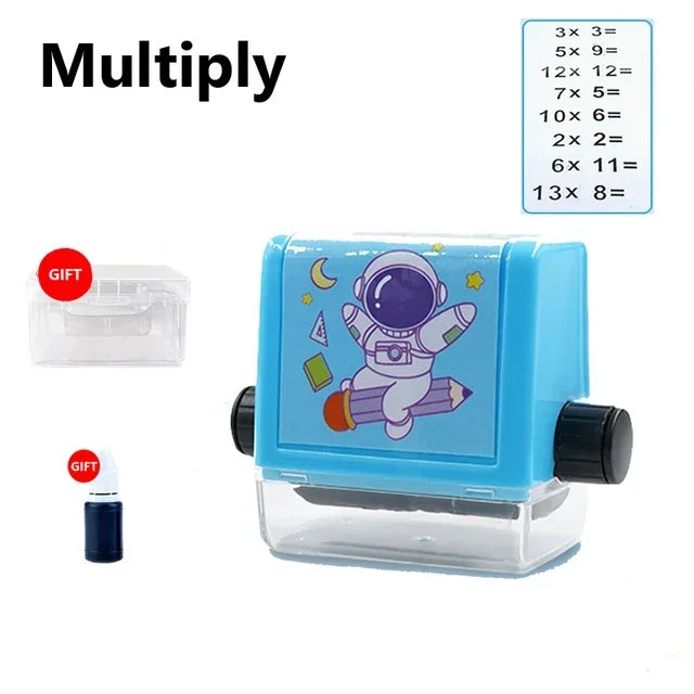 Math Roller Stamp Within 100 Multiplication and Division