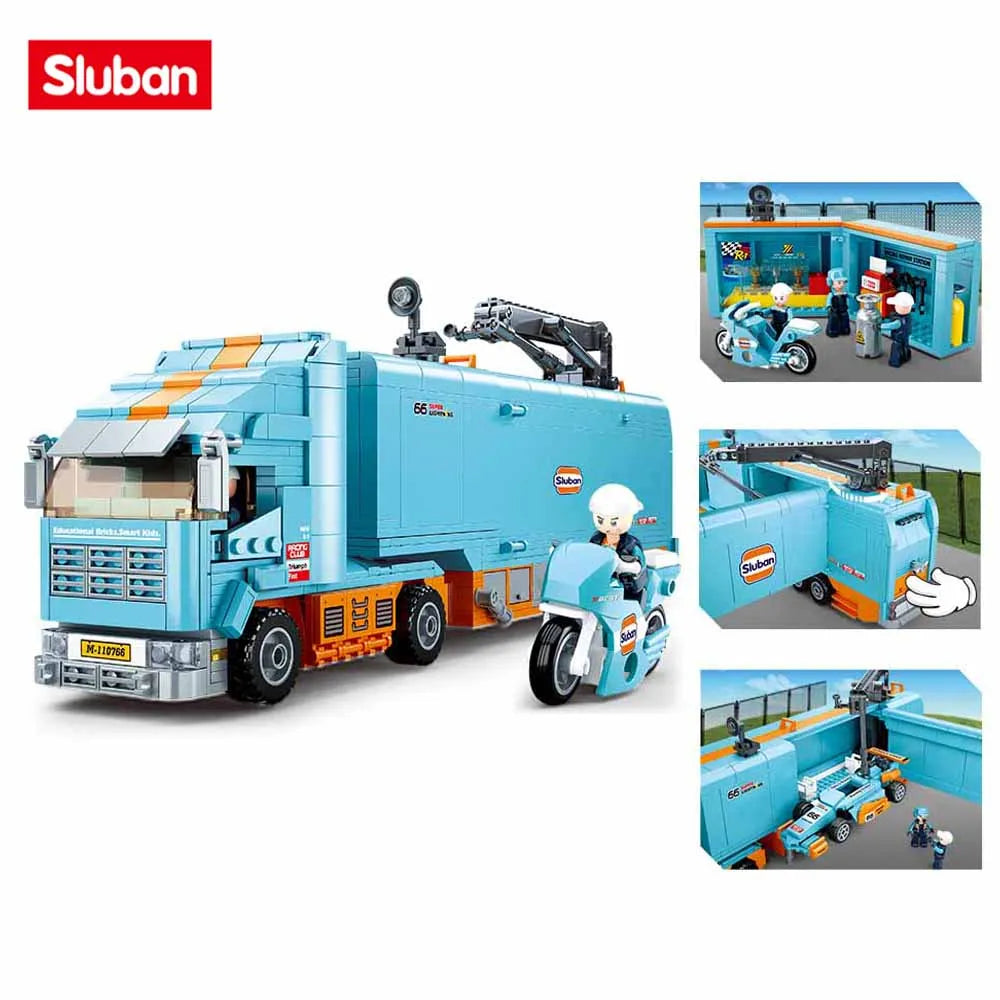 Sluban Building Block Toys Transport Truck 1044PCS Bricks