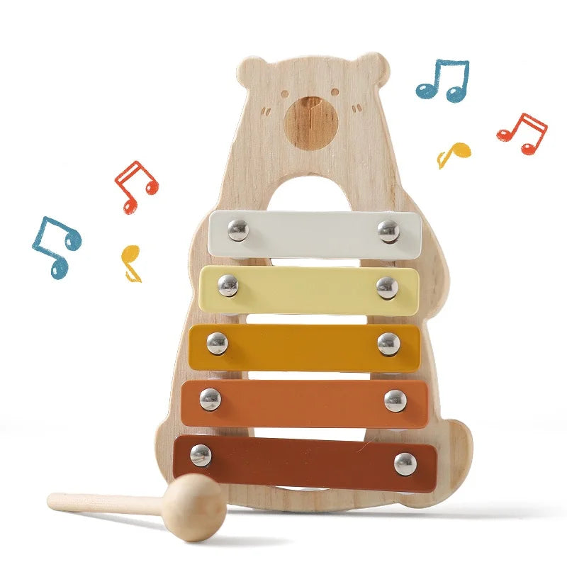 Wooden Musical Instruments Toys For Preschool Kids