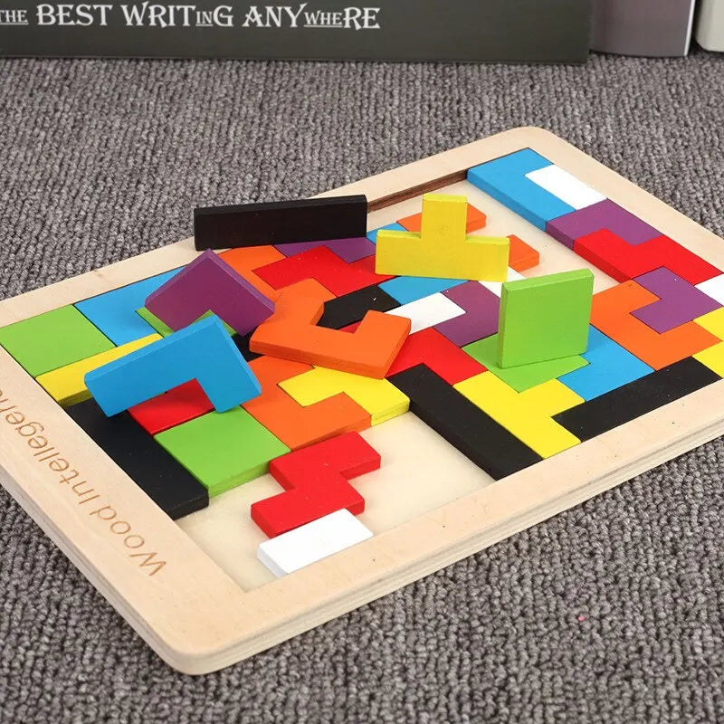 Wooden Puzzle Baby Early Education Fun Game