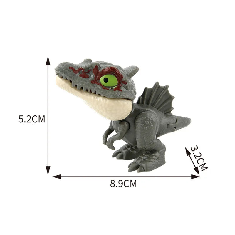 Finger-biting Dinosaur Model Toys Movable