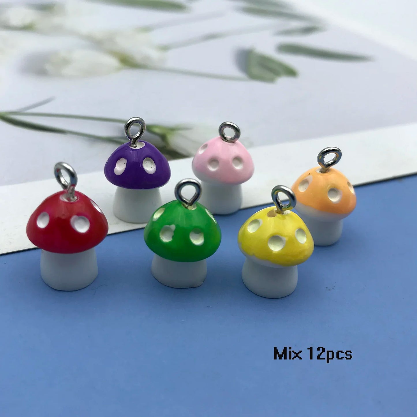 Mix Fruit Animals Flowers Resin Charms