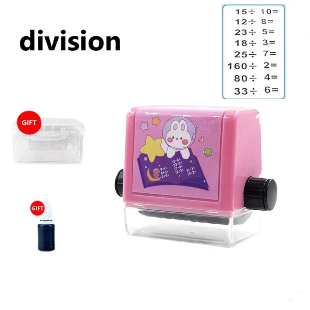 Math Roller Stamp Within 100 Multiplication and Division