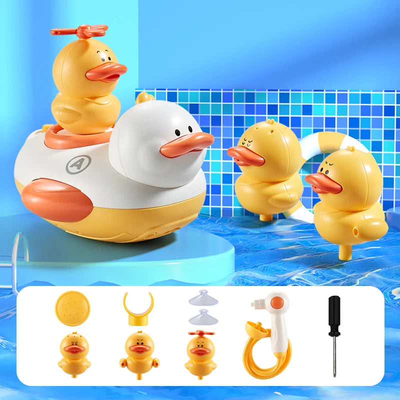 Cute Water Bath Duck Shower Electric Spray Bathroom