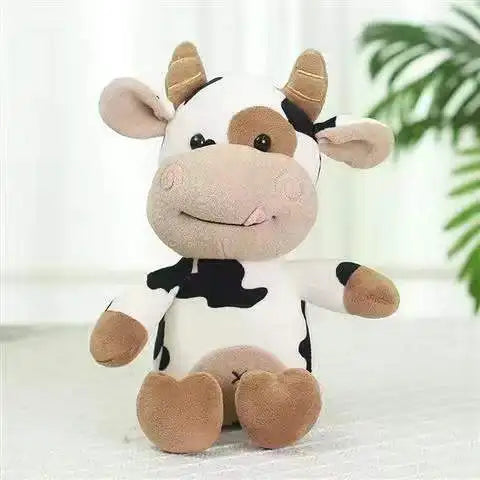 Cartoon Milk Cow Plush Doll Cute Simulation Cattle Animals