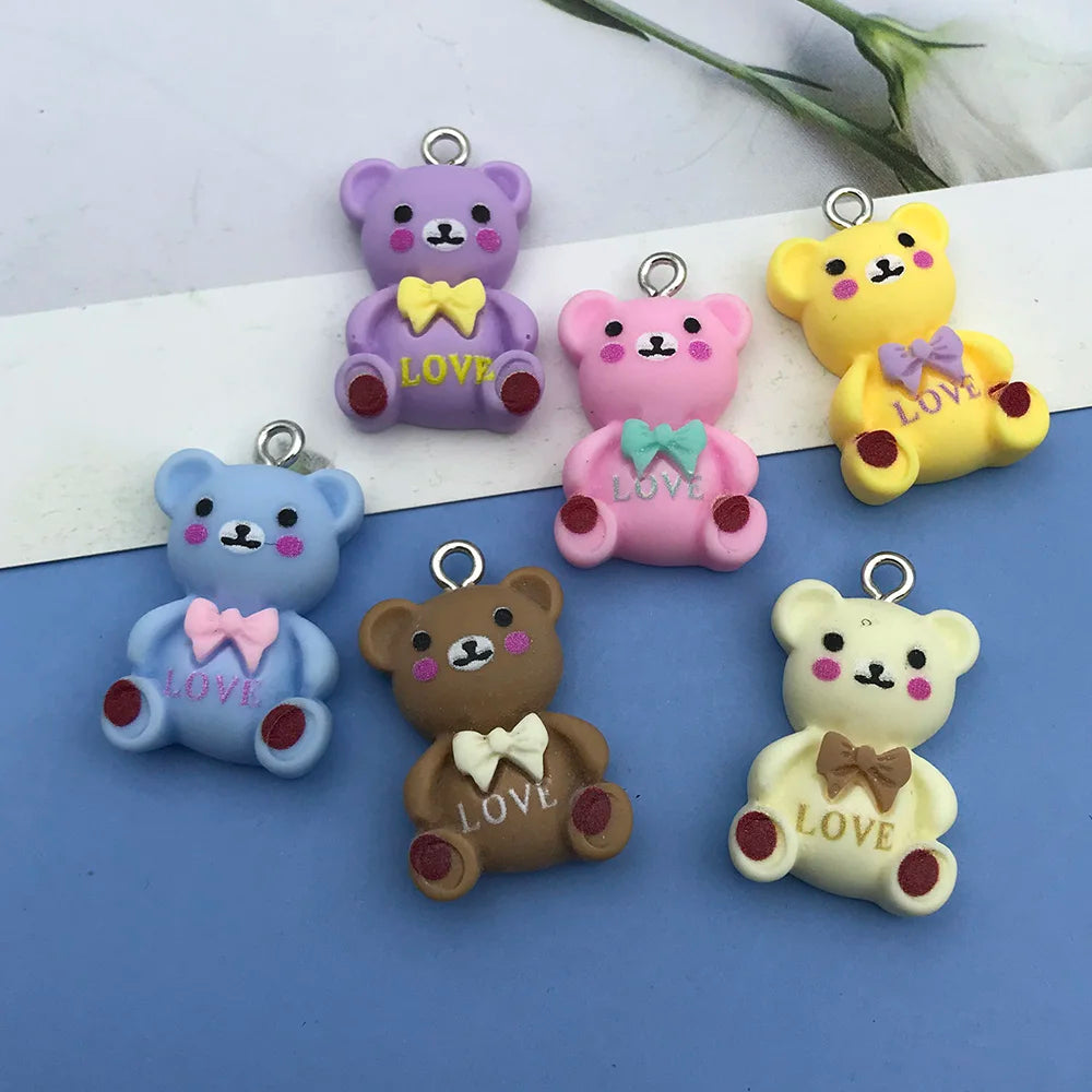 Mix Fruit Animals Flowers Resin Charms