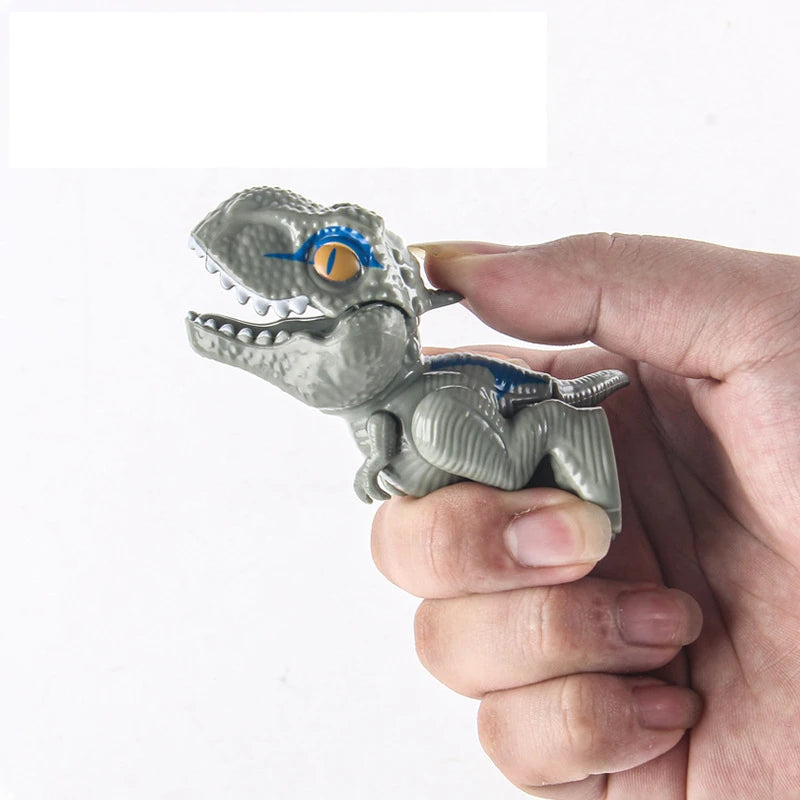 Finger-biting Dinosaur Model Toys Movable