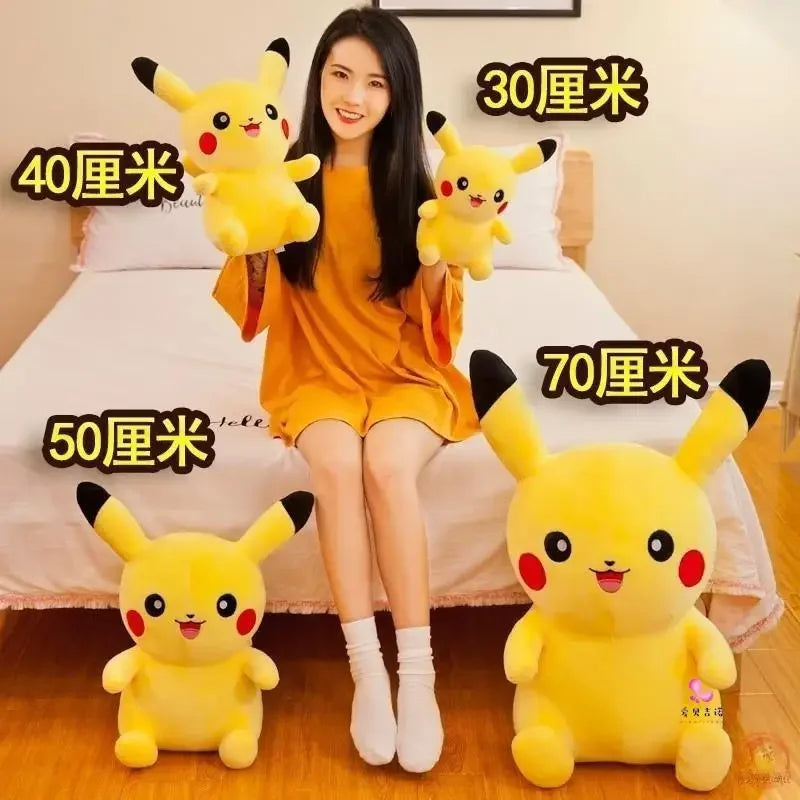 Pokemon Pikachu Plush Toys Kawaii Japan Anime Doll Soft Stuffed