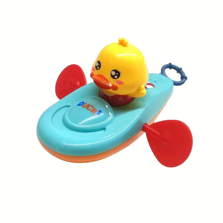 Little Yellow Duck Kayak Toy Swimming Pool Bathroom