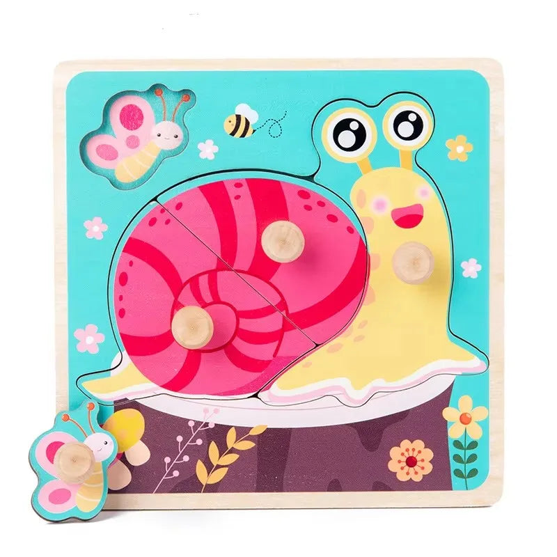 Peg Puzzle Parent-children Interactive Knob