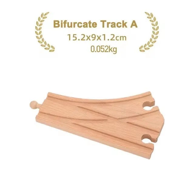 New Wooden Track Accessories Beech Wood Railway Train