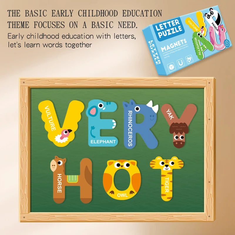 Montessori Cute Fridge Magnets for Children